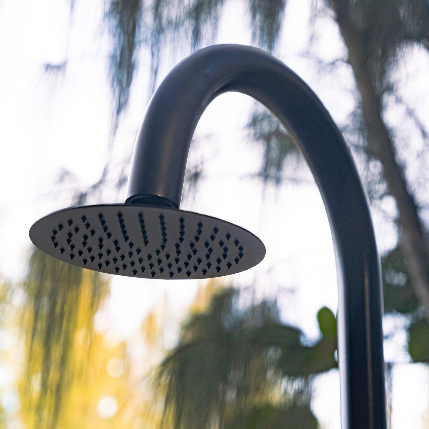 Stellar Capella Shower - Matte Black 316, Freestanding, Garden, Inox, Marine Grade, Outdoor, Shower, Stainless Steel